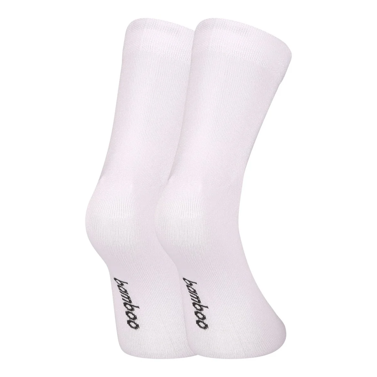 Nedeto 3PACK ponožky kotníkové bambusové bílé (3PBK02) M