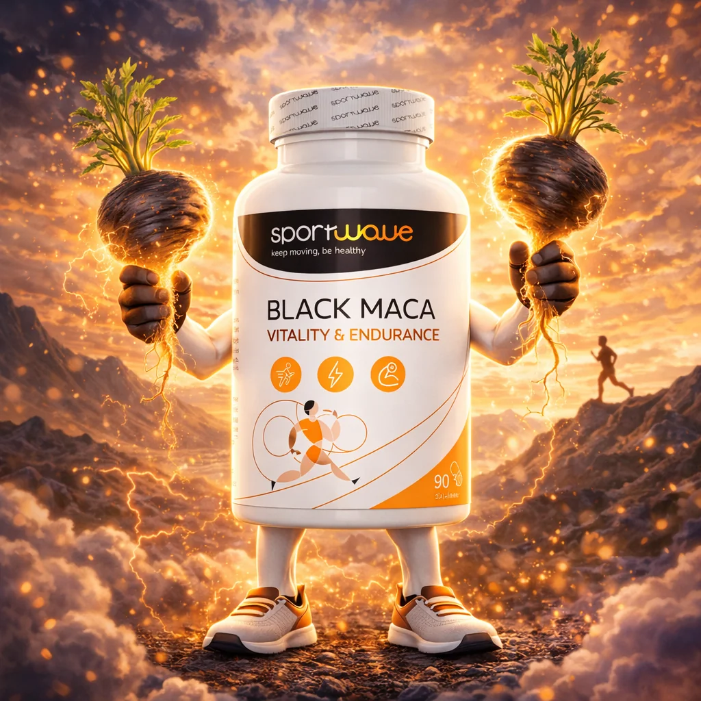 Sport Wave Černá Maca - Black Maca Vitality and Endurance