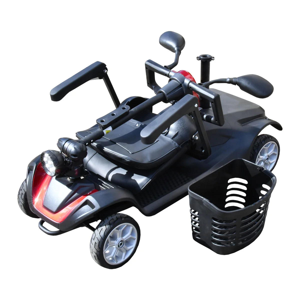 Racceway Elektrický čtyřkolový vozík SOLID, vínový 