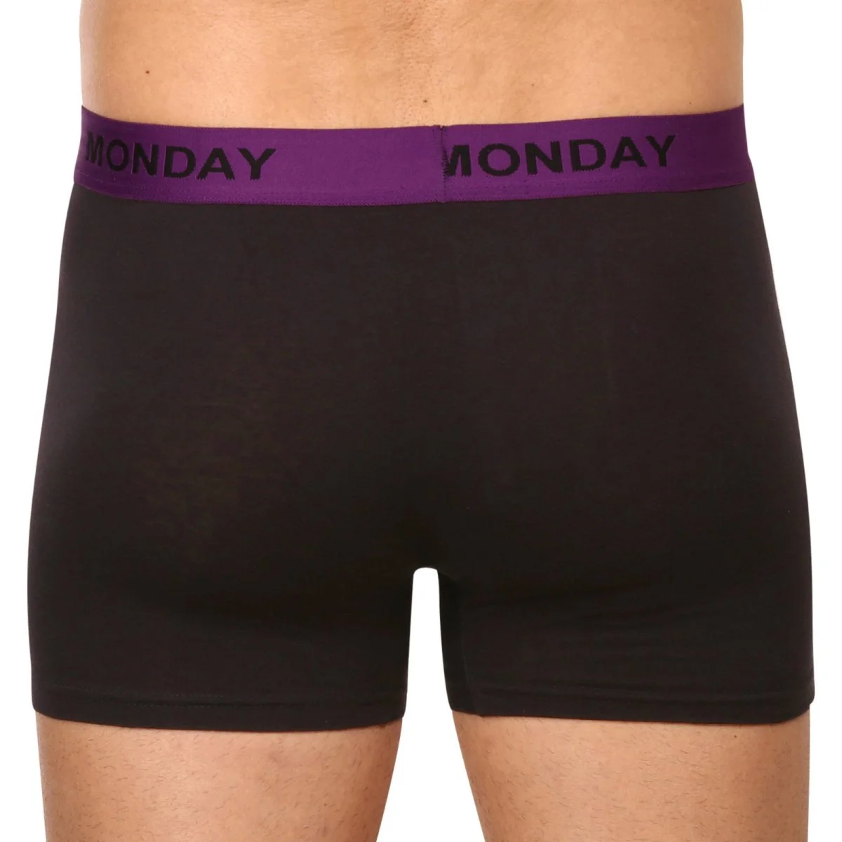 Nedeto 7PACK pánské boxerky černé (7NB001-week) XL