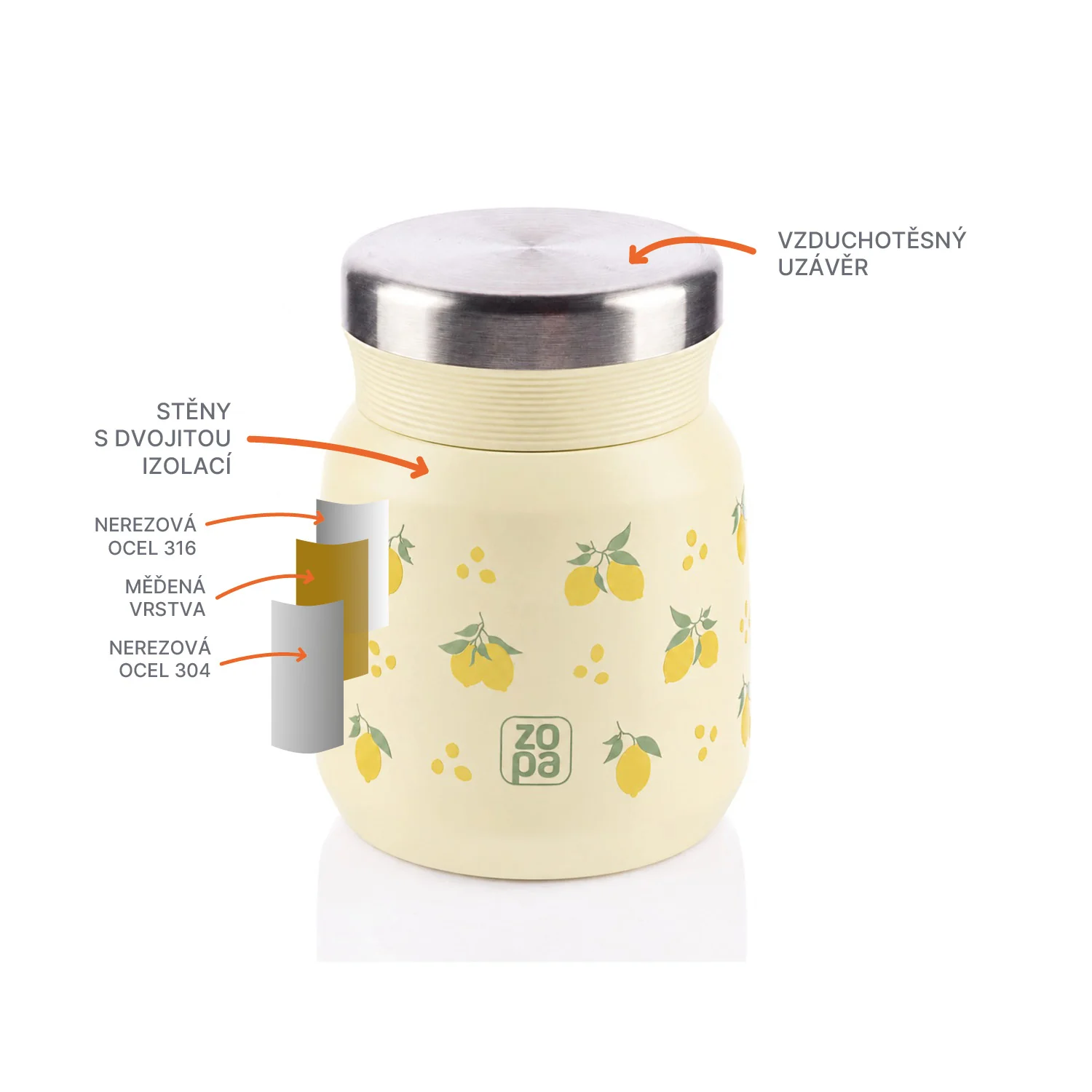 Zopa Termoska na jídlo 300 ml, Wild Gepard 11