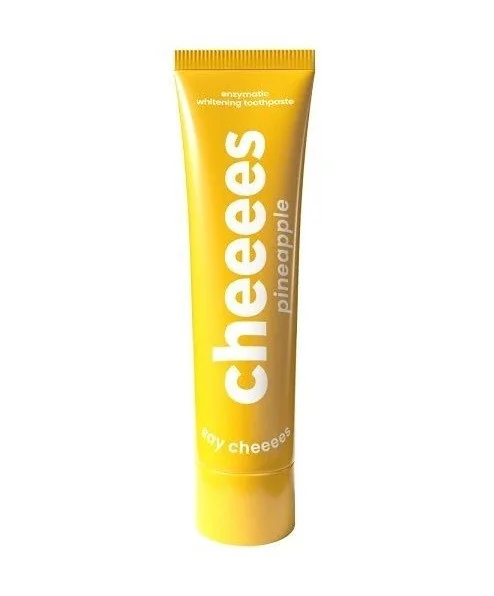 Cheeees Enzymatická bělicí zubní pasta Pineapple 60 g