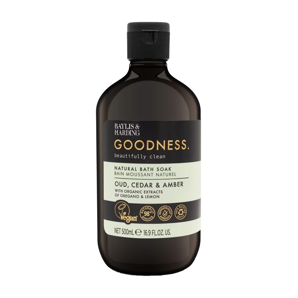 Baylis & Harding Pěna do koupele Oud, Cedr & Ambra 500 ml