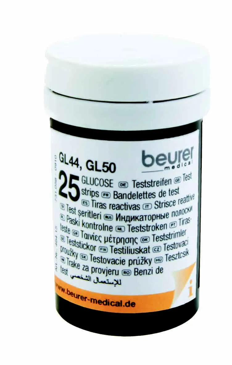 Beurer Testovací proužky ke glukometru Beurer GL 44/GL 50 2x25 ks