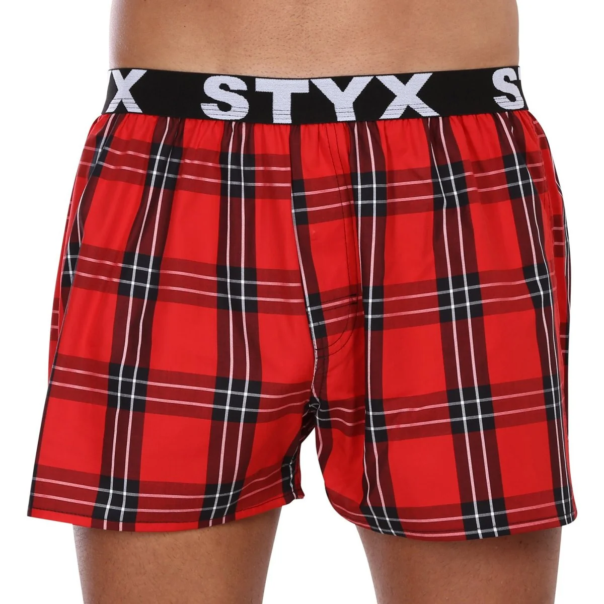 Styx 3PACK pánské trenky sportovní guma vícebarevné (3B10123) M