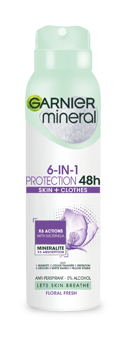 Garnier Mineral Protection 5 Floral Fresh minerální deodorant 150 ml