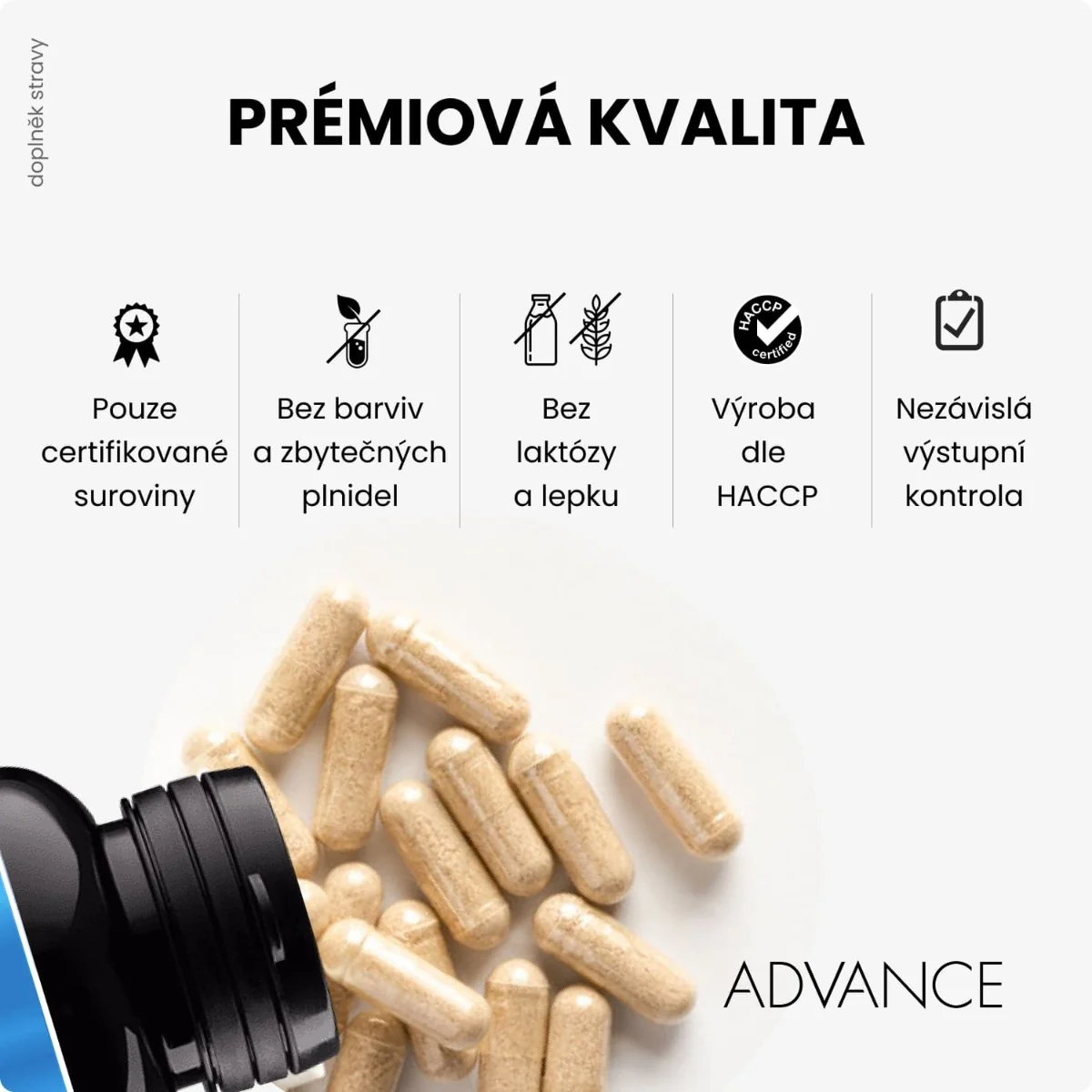 ADVANCE BrainActive paměť, koncentrace, energie 60 kapslí