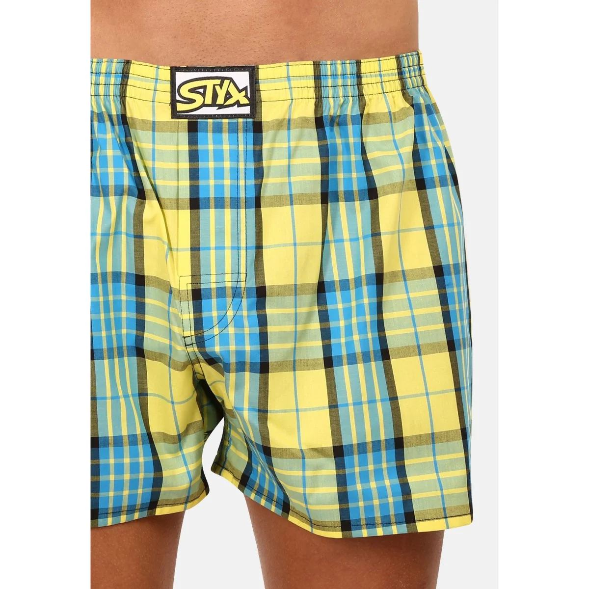 Styx Pánské trenky klasická guma vícebarevné (A1002) XL