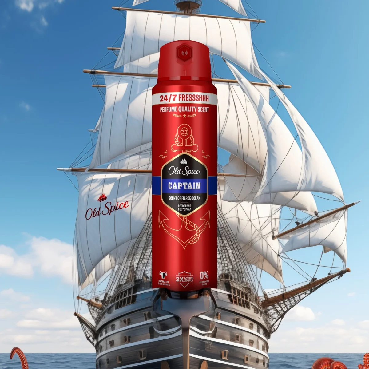 Old Spice Captain Pánský deodorant ve spreji 150 ml