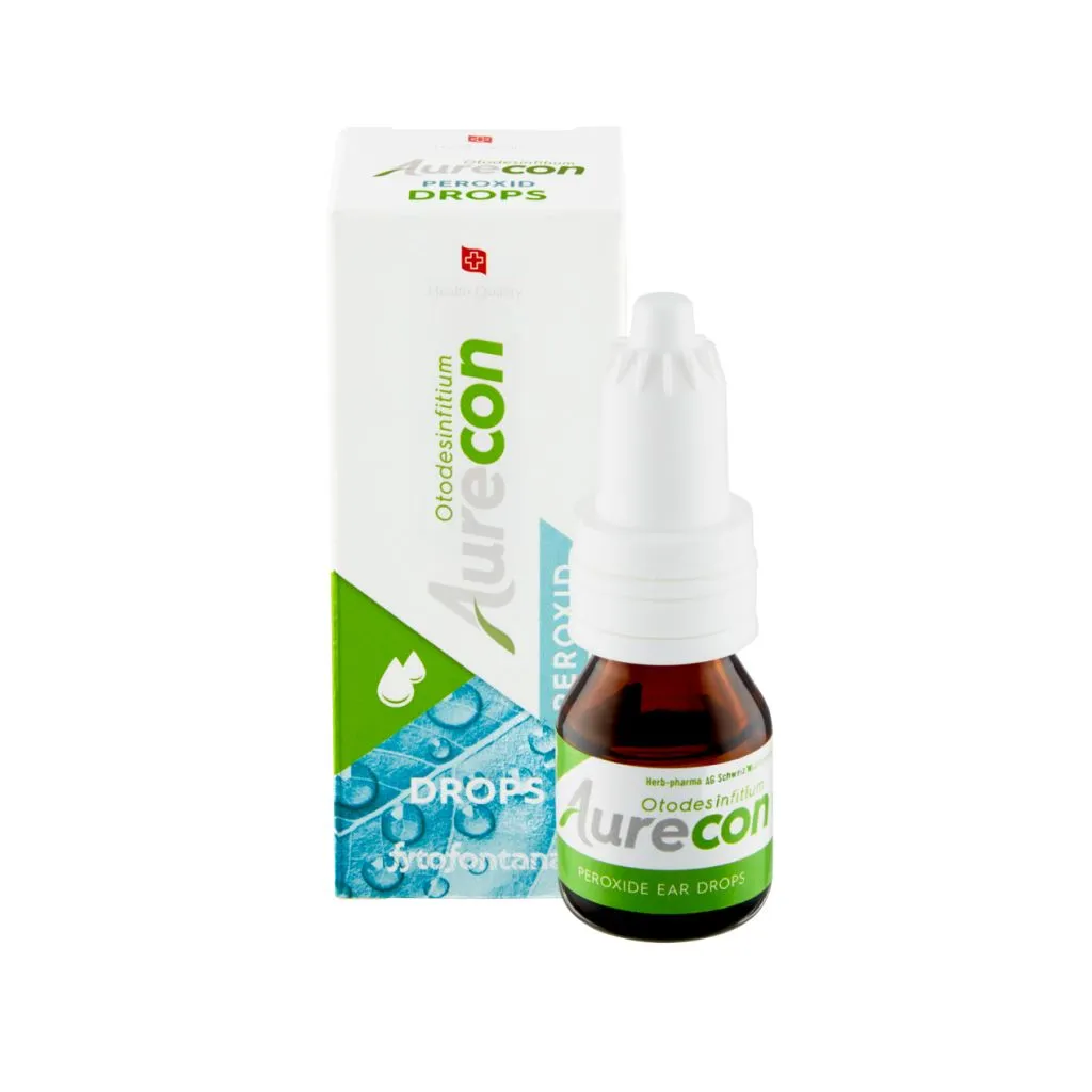 Aurecon Peroxid drops ušní kapky 10 ml