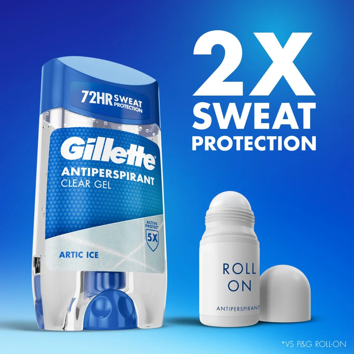 Gillette Arctic Ice Pánský gelový antiperspirant 70 ml