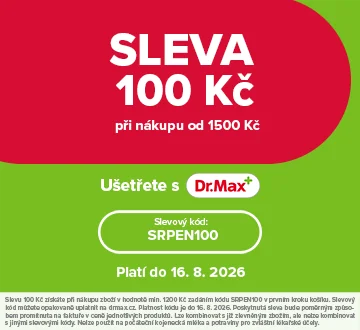 Dr. Max sleva -100Kč