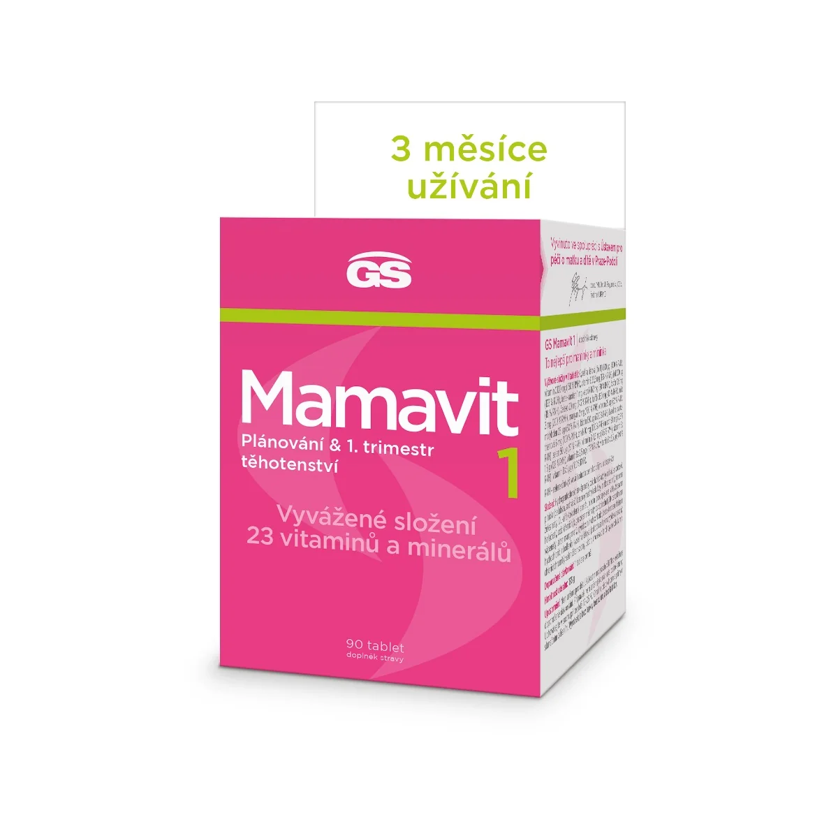 GS Mamavit 1 Plánování a 1. trimestr 90 tablet