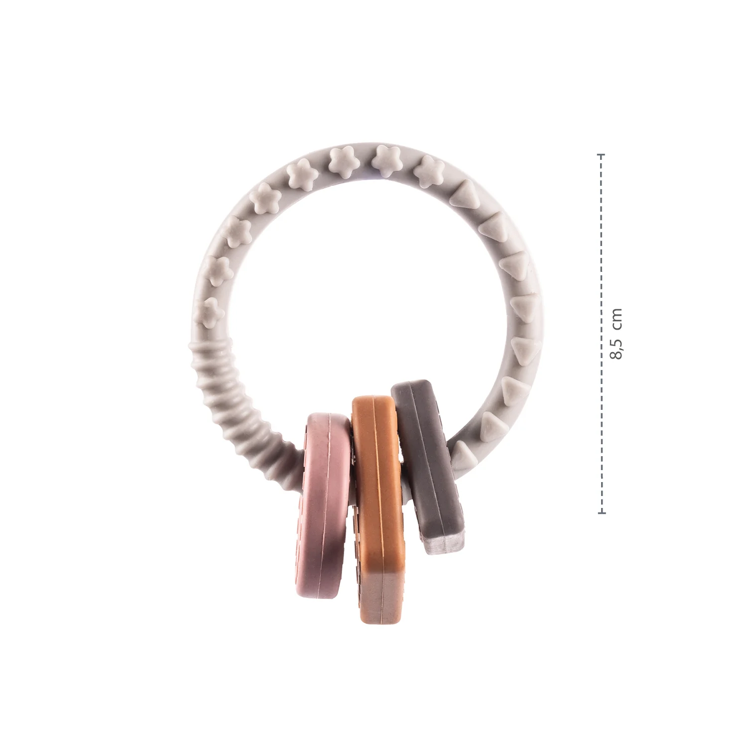 Zopa Silikonové kousátko Shape, Multicolor