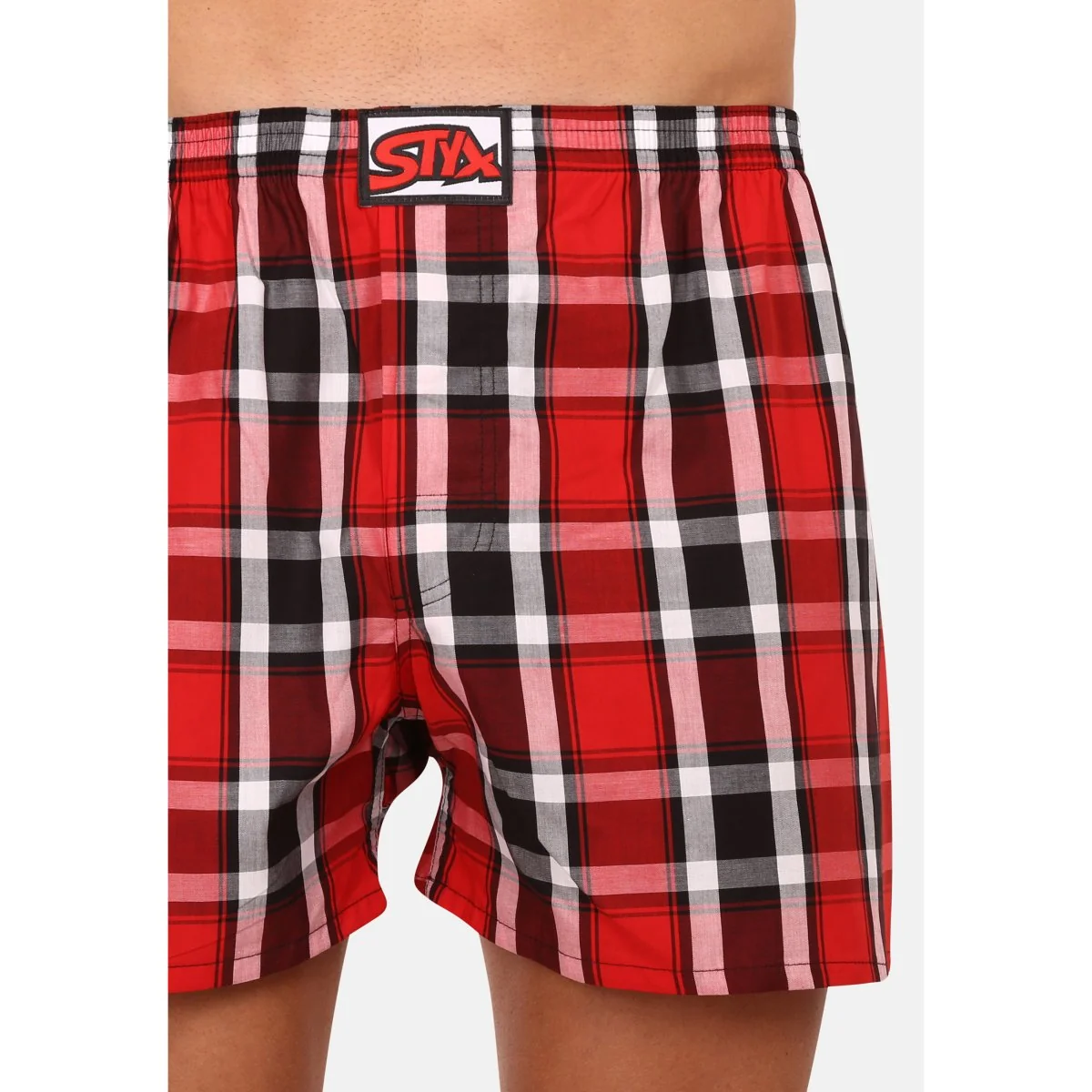 Styx Pánské trenky klasická guma vícebarevné (A935) XL