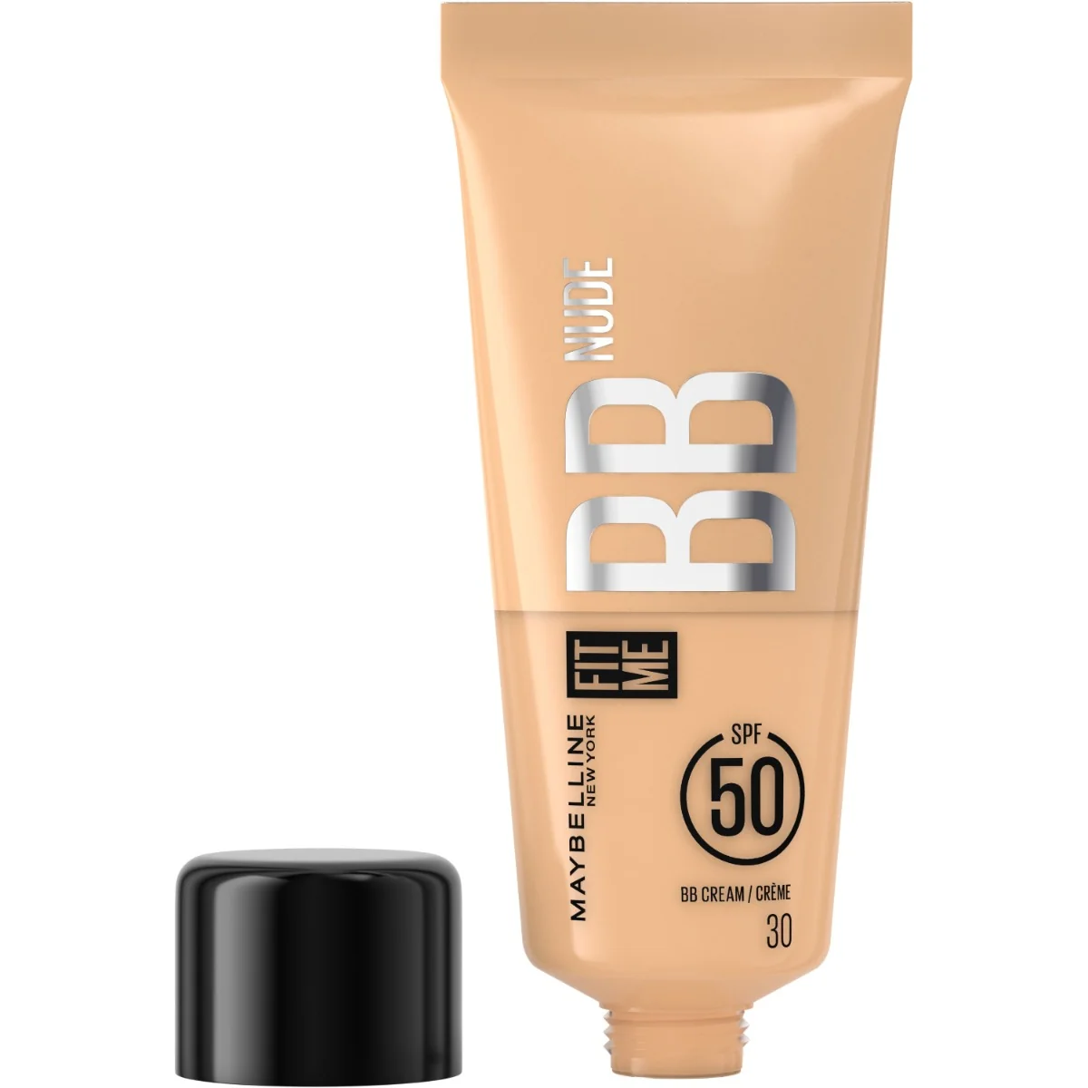 Maybelline Fit me odstín 30 Nude SPF50 BB krém 30 ml