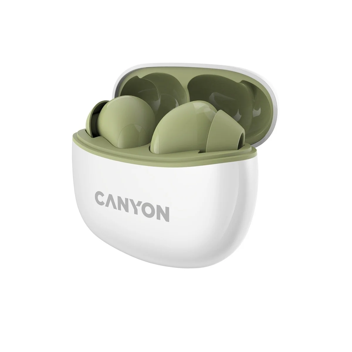 Canyon Bezdrátová stereo sluchátka True Wireless TWS-5 zelená