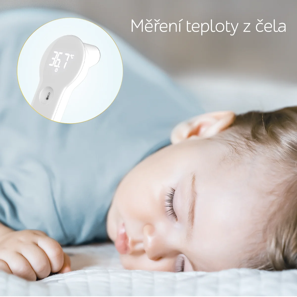 BEBELO Thermometer DUO infračervený teploměr 1 ks