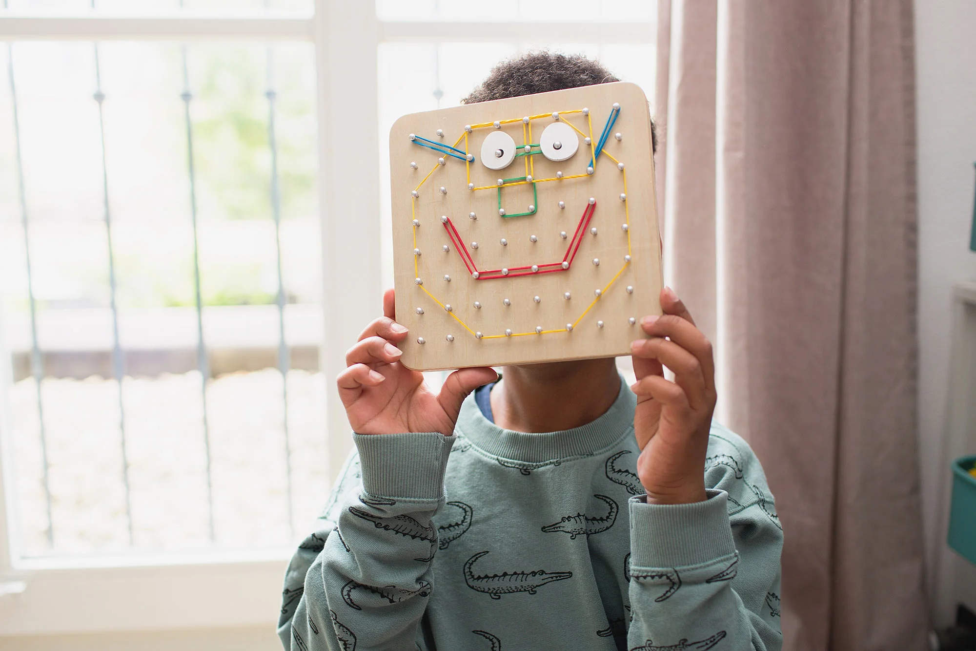 BS Toys Geoboard - motorická hra