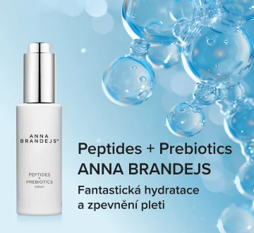 Peptides + Prebiotics ANNA BRANDEJS. Fantastická hydratace a zpevnění pleti. Peptides + Prebiotics ANNA BRANDEJS. Fantastická hydratace a zpevnění pleti.