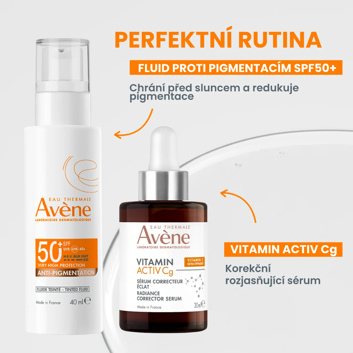 Avène Tónovací fluid proti pigmentacím SPF50+ 40 ml