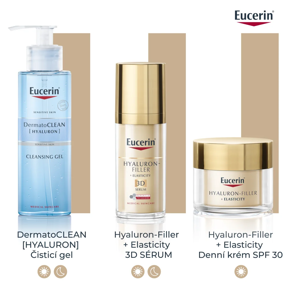 Eucerin Hyaluron-Filler + Elasticity SPF 30 denní krém 50 ml náhradní náplň