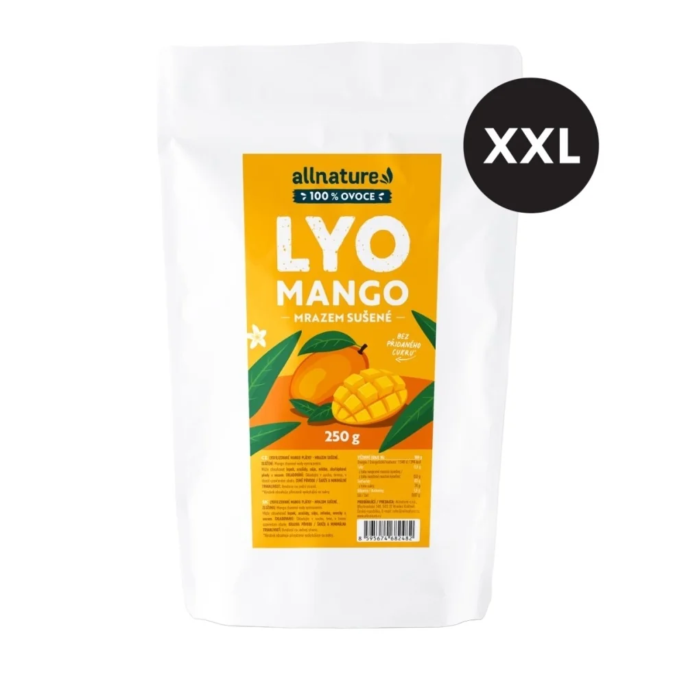 Allnature Mango sušené mrazem XXL 250 g