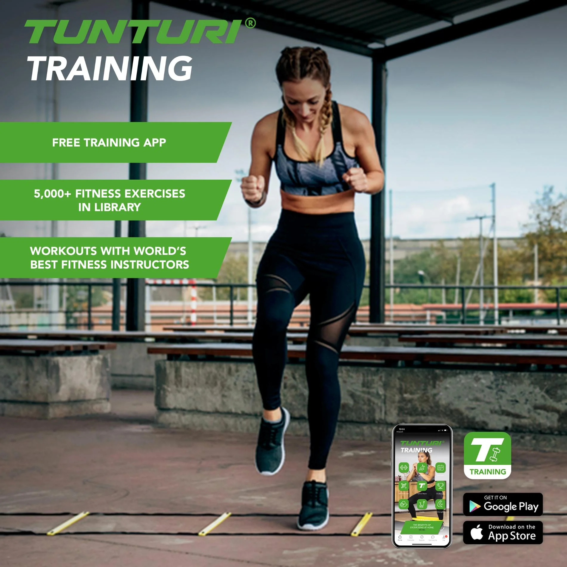 Tunturi Koordinační žebřík Agility Ladder