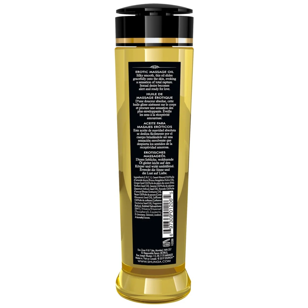 Shunga Sensation masážní olej levandule (240 ml)
