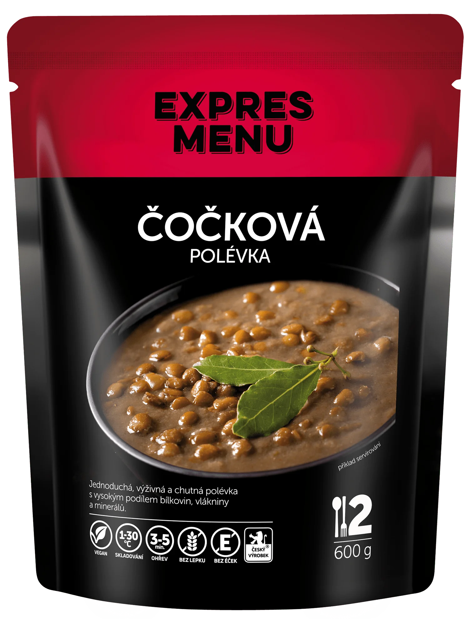 EXPRES MENU Čočková polévka 600 g (2 porce)