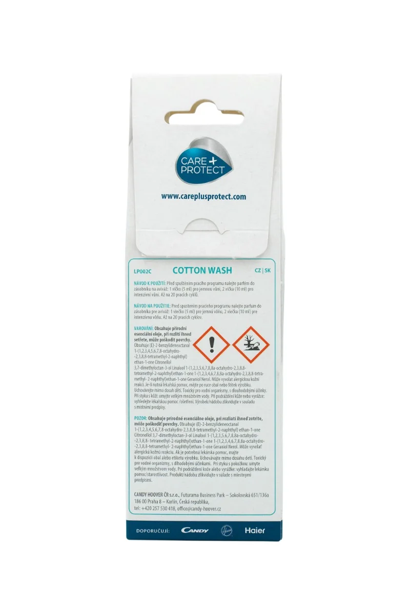 Care+Protect LP001C Cotton Wash koncentrovaný parfém do pračky 100 ml
