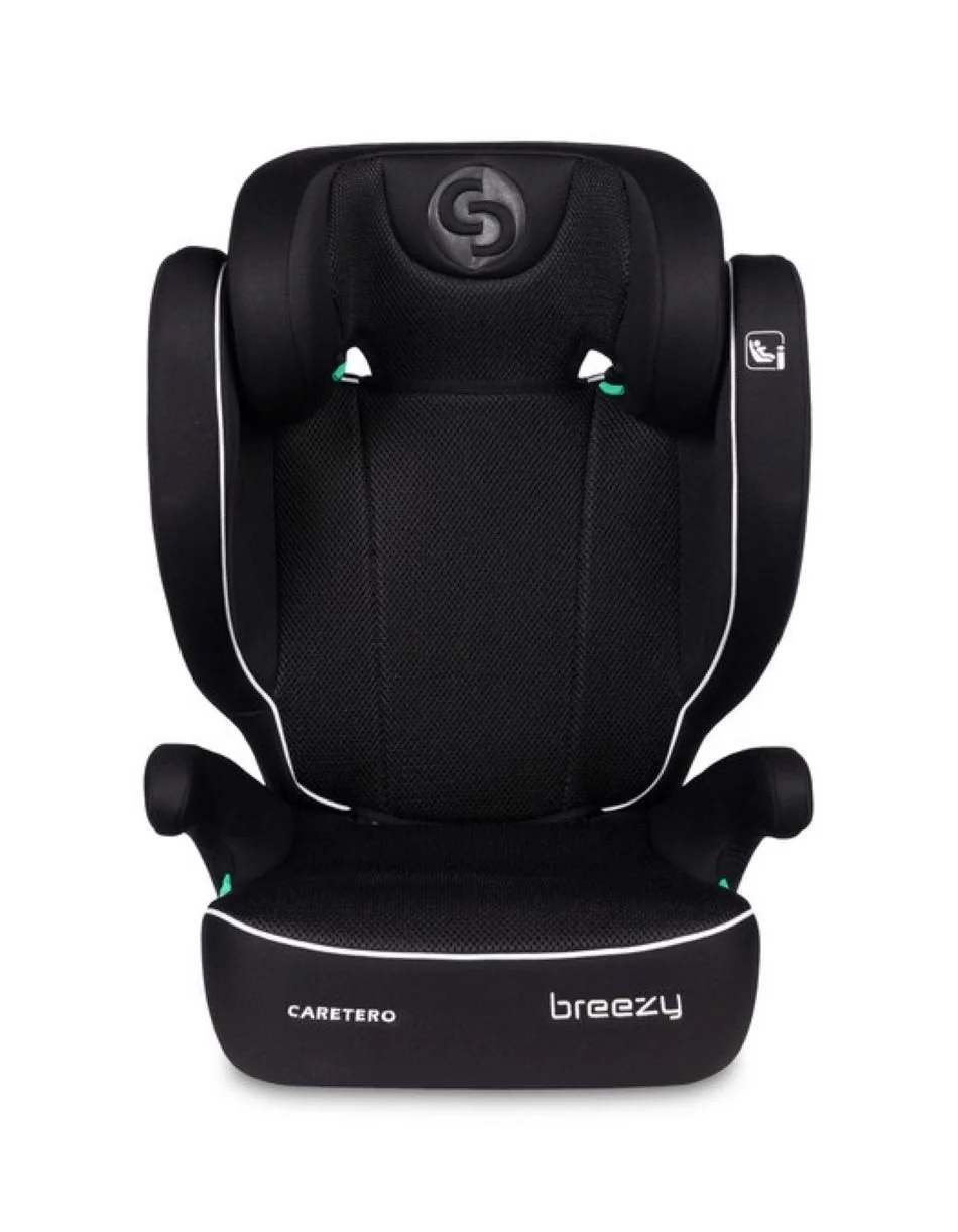 Caretero Dětská autosedačka Breezy 2 v 1, 100–150 cm,  černá