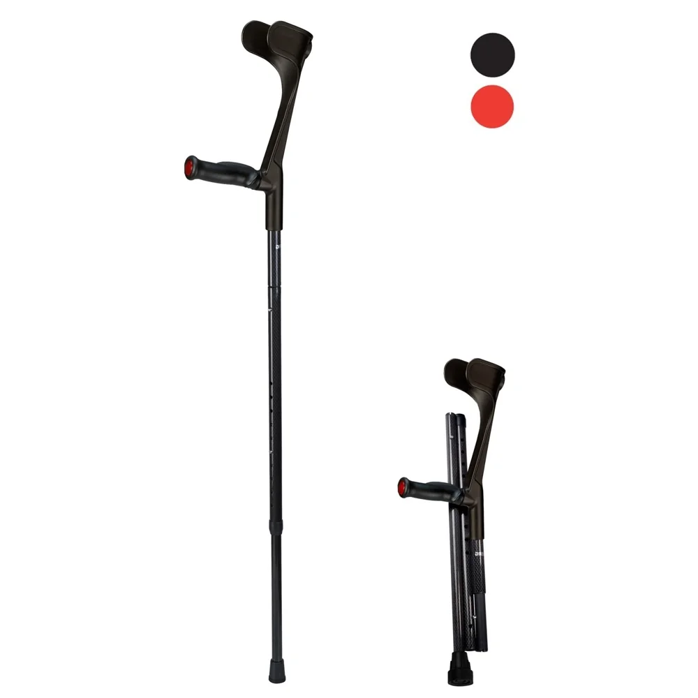 DMA 220 RASF CARBON BLACK, Berle skládací anatomická, držadlo pro levou ruku 