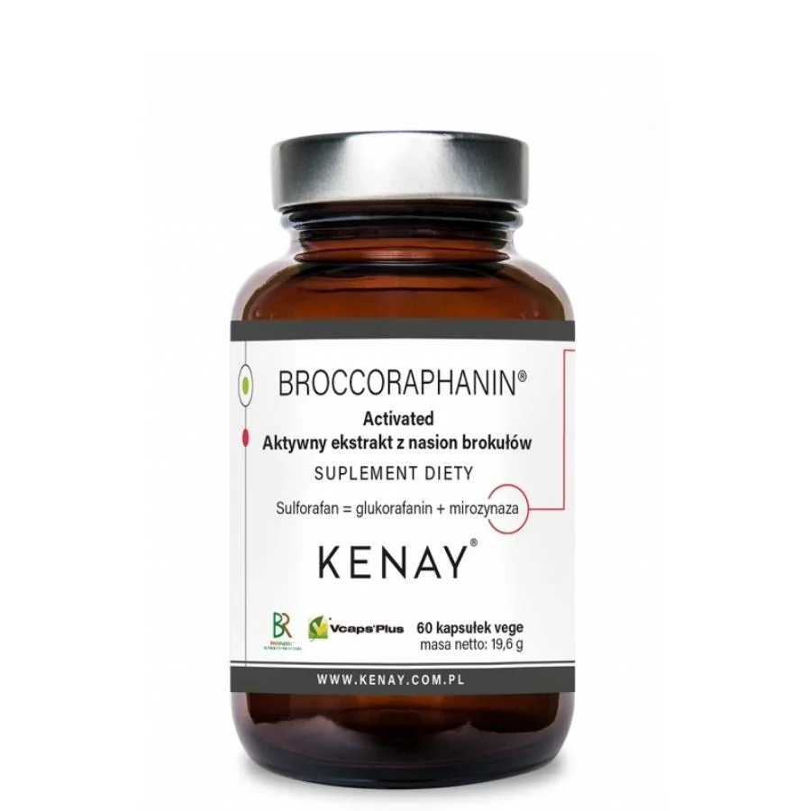 Kenay BroccoRaphanin Activated extrakt z brokolicových semen 60 kapslí