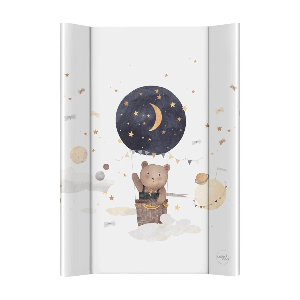 Ceba BABY Podložka přebalovací 2-hranná měkká (50x70) Basic Cosmic Bear