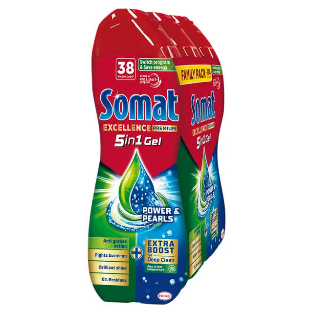 Somat 5in1 Gel proti mastnotě 3x684 ml