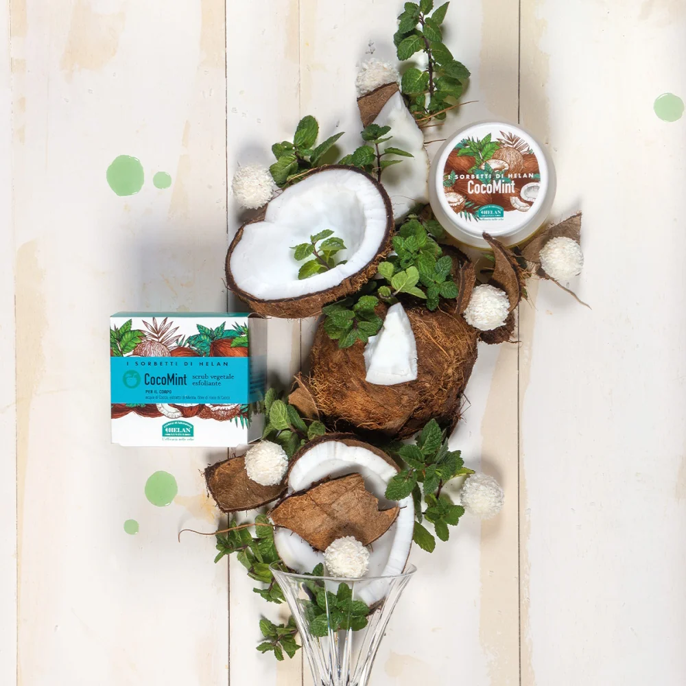 HELAN Sorbetti CocoMint Tělový peeling 150 ml