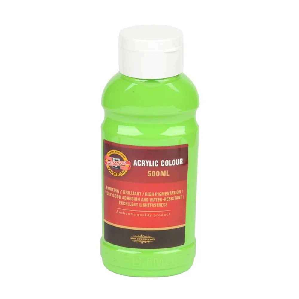 KOH-I-NOOR 1627/0500 - akrylová barva 500 ml, zeleň světlá