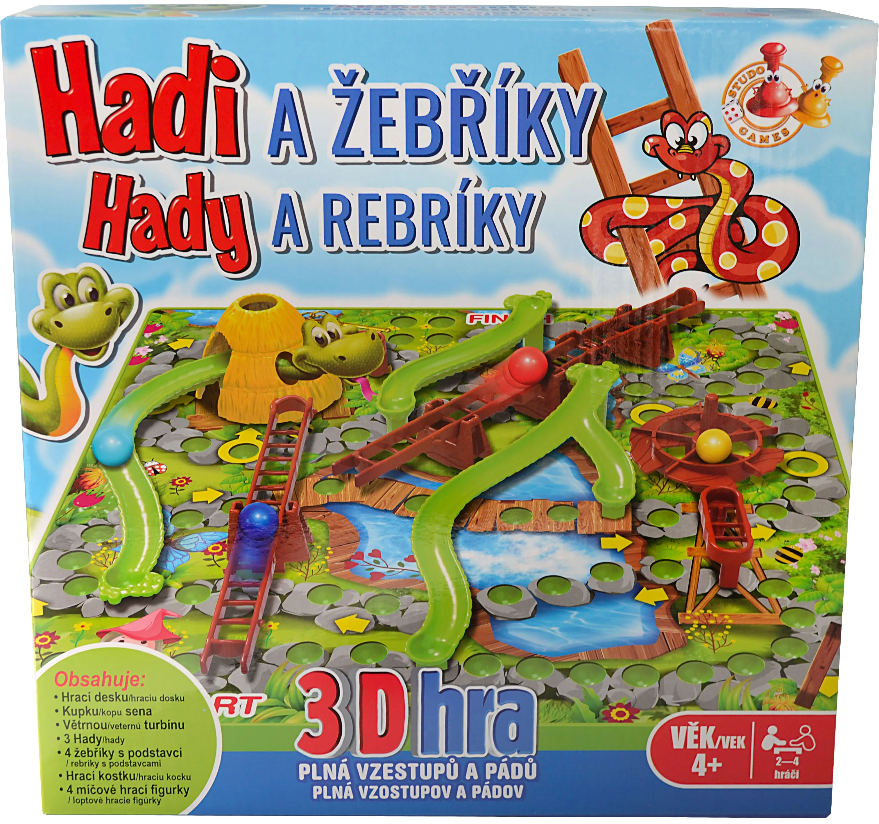 Sparkys STUDO GAMES - 3D hadi a žebříky