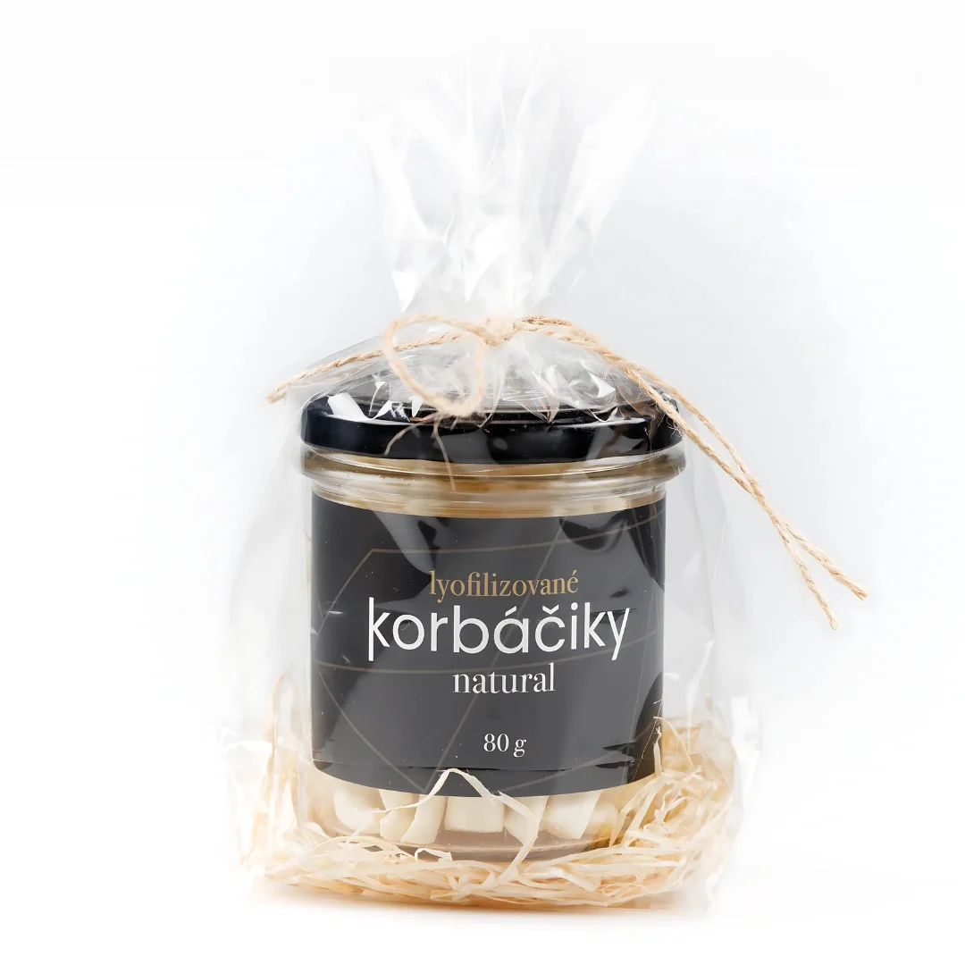 Lyopotraviny Lyofilizované korbáčiky - natural, 80 g, Dárkové balení