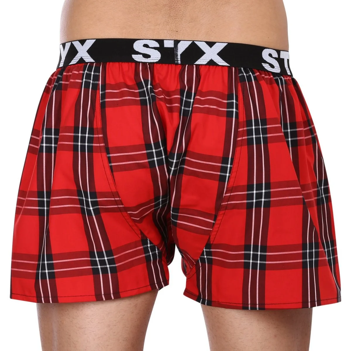 Styx 3PACK pánské trenky sportovní guma vícebarevné (3B10123) M