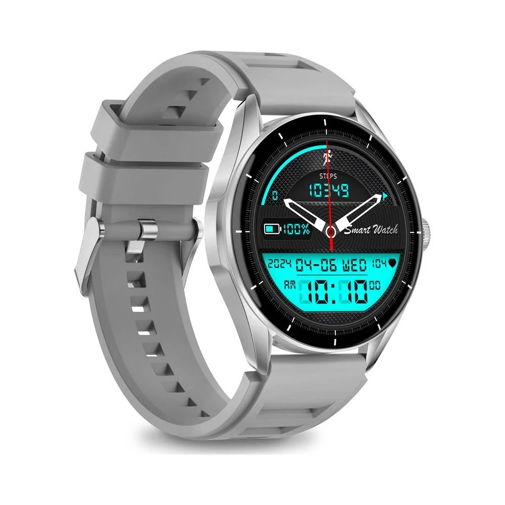 Aligator Smart Watch AMOLED chytré hodinky silver