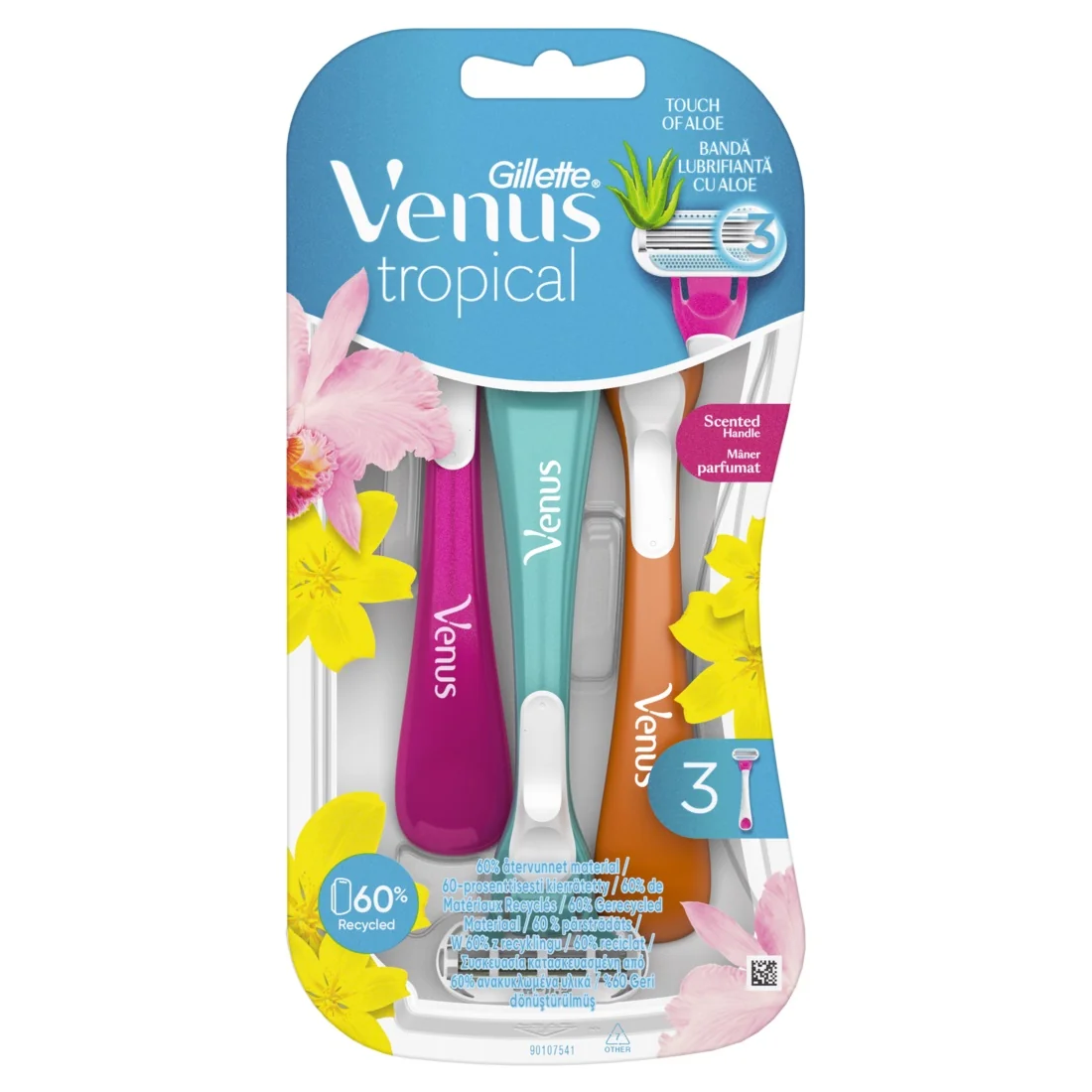 Gillette Venus Tropical dámské jednorázové holítko 3 ks