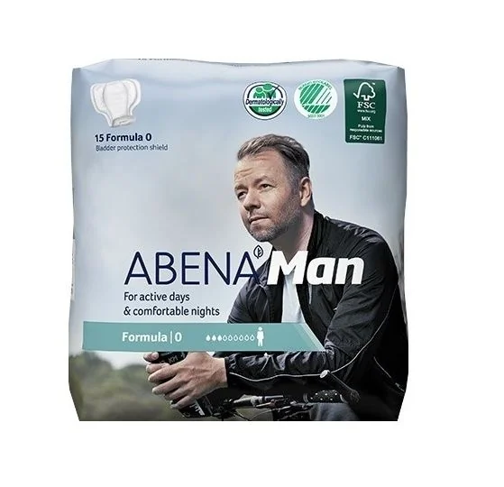 Abena Man Formula 0 inkontinenční vložky pro muže 15 ks