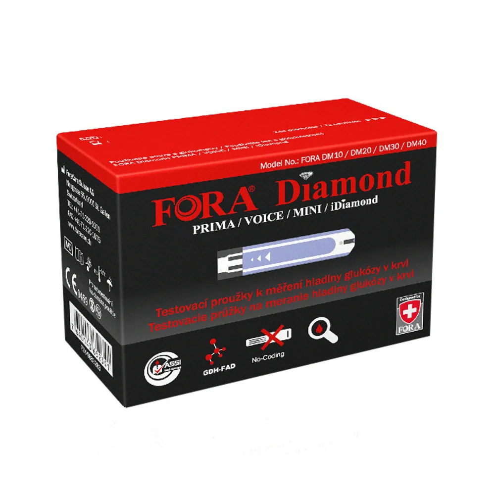Fora Diamond TD-4365 testovací proužky 50 ks