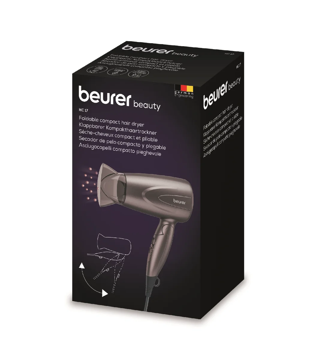 Beurer HC 17 Skládací vysoušeč vlasů