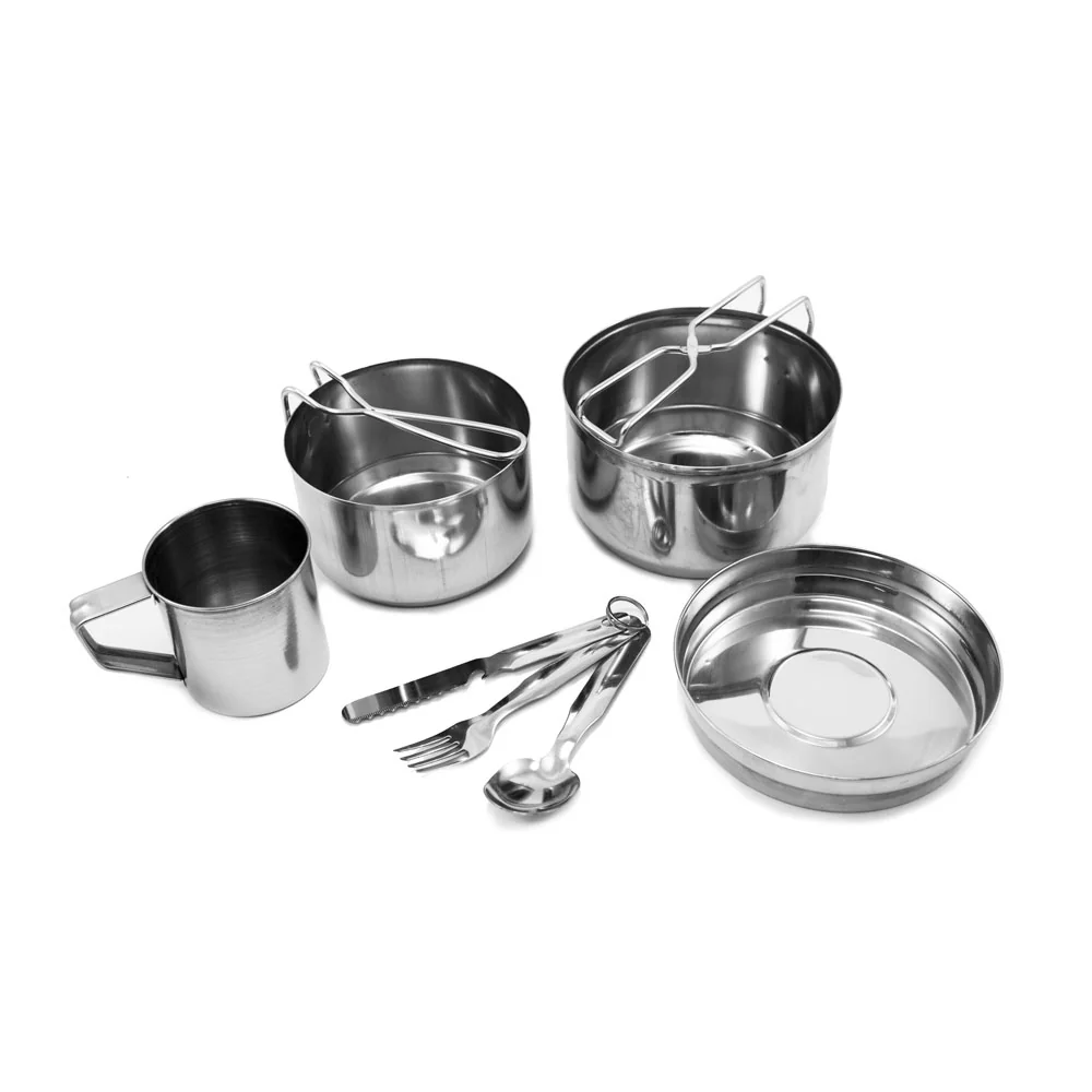 HOME ELEMENTS Kempingová sada ešus - 7 dílů