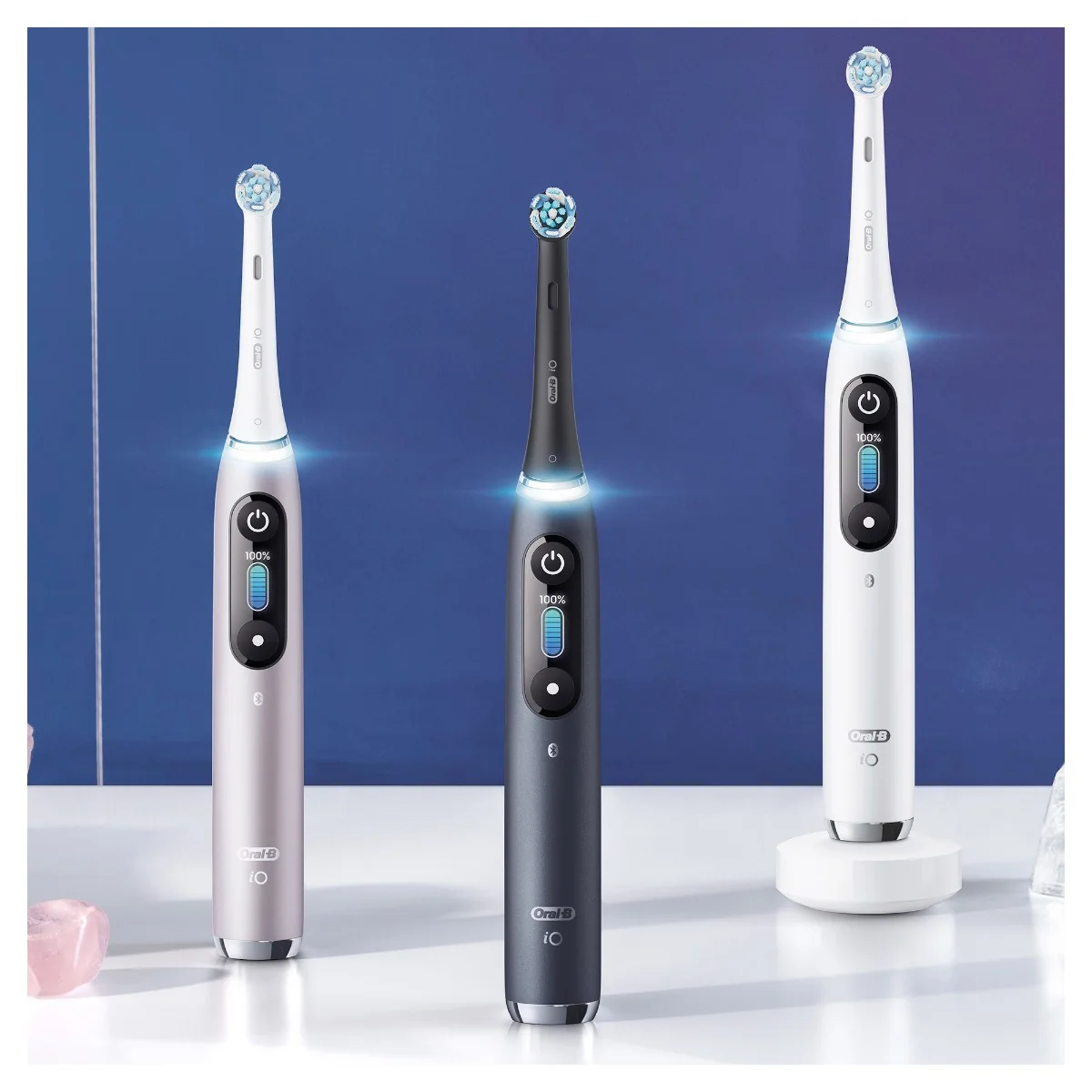 Oral-B iO9 Series Duo Black/Rose elektrický zubní kartáček 2 ks