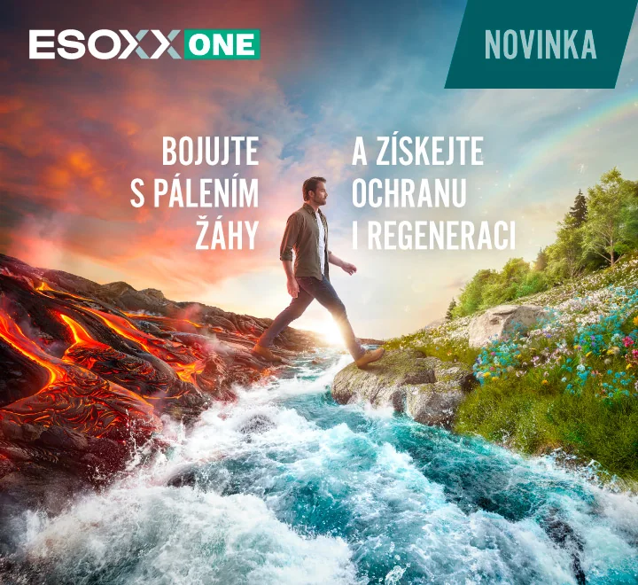 Bojujte s pálením žáhy a získejte ochranu i regeneraci. Esoxx One.