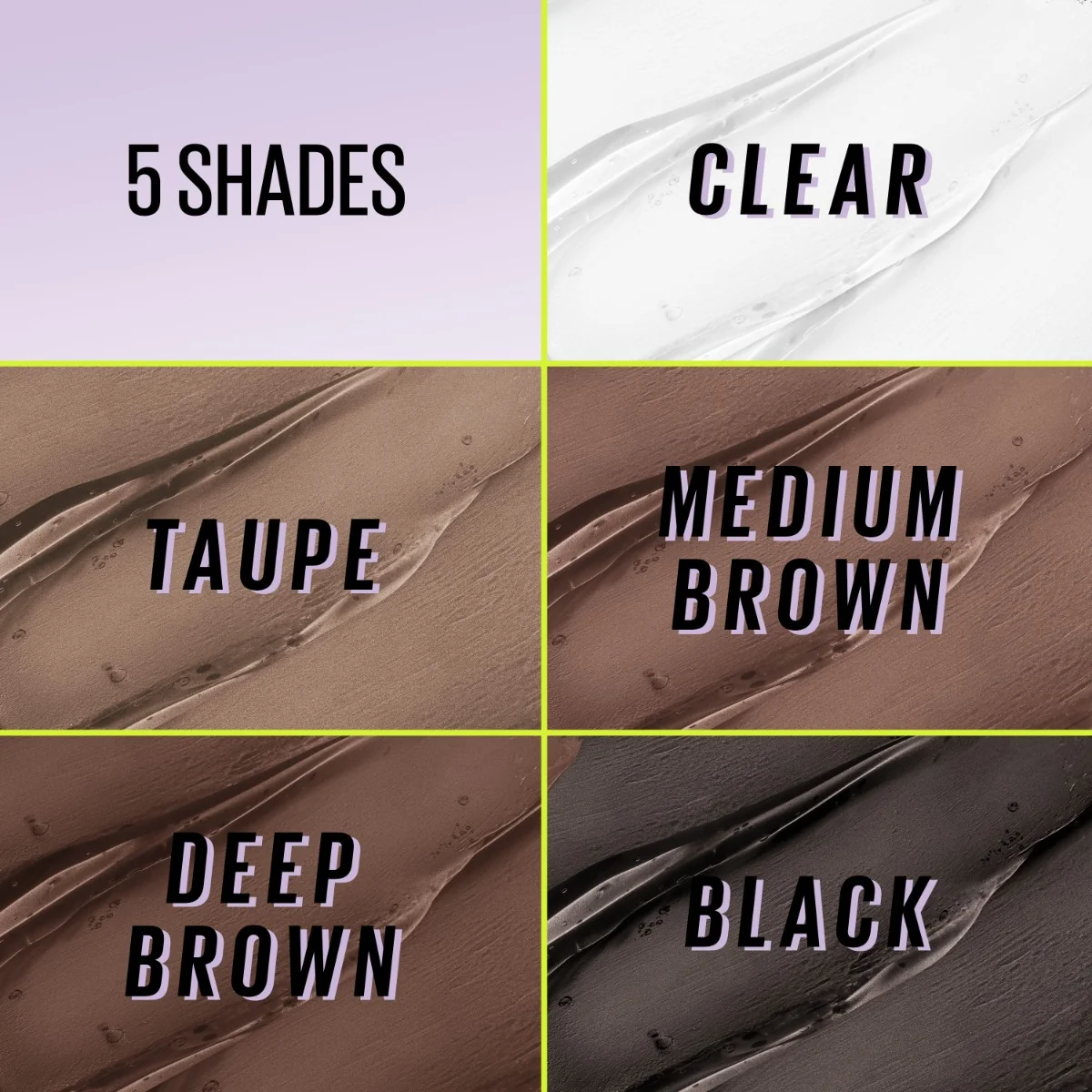 Maybelline Super Lock Brow Glue Deep Brown gel na obočí 8 g